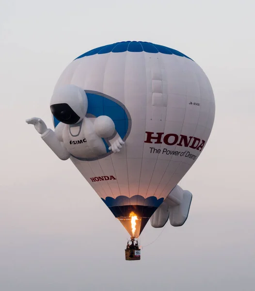 Saga Japan November 2016 Heißluftballon Roboterform Fliegt Während Der Saga — Stockfoto