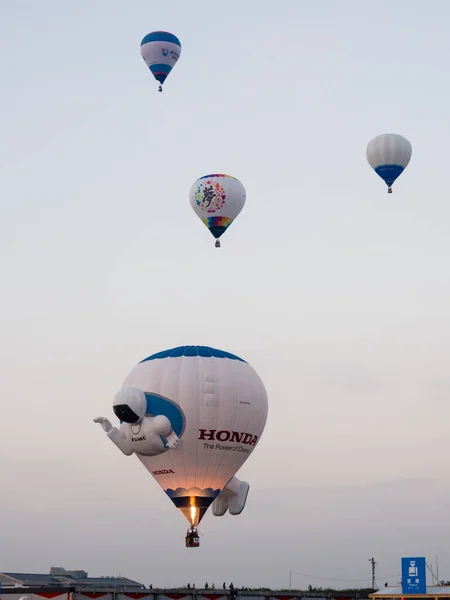 Saga Japan November 2016 Heißluftballons Himmel Während Der Saga International — Stockfoto
