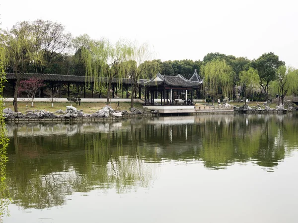 Suzhou China Maart 2016 Lente Het Park Ruiguang Pagode — Stockfoto