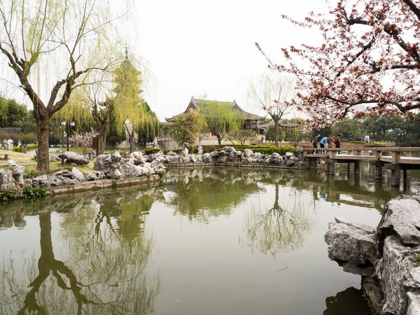 Suzhou China Maart 2016 Klassieke Chinese Tuin Het Park Ruiguang — Stockfoto