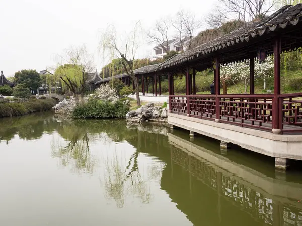 Suzhou China Maart 2016 Klassieke Chinese Tuin Het Park Ruiguang — Stockfoto