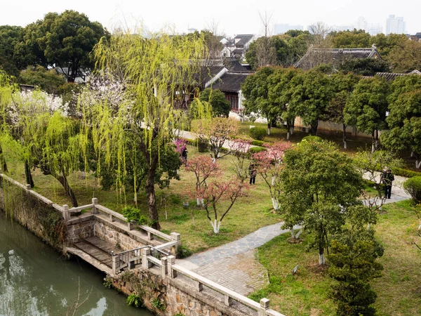 Bloeiende Pruim Tuin Panmen Gebied Van Suzhou — Stockfoto