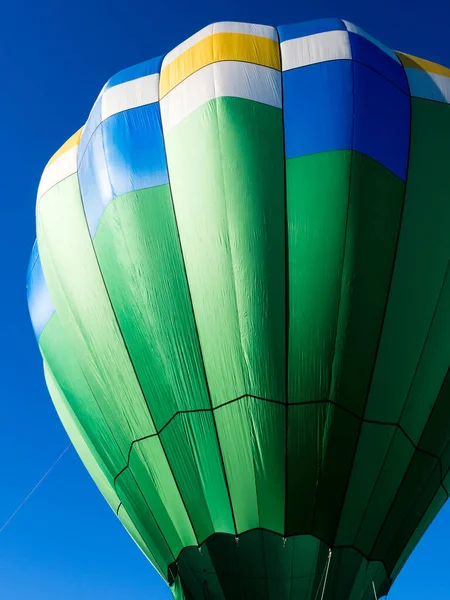 Bunte Heißluftballons Gegen Strahlend Blauen Himmel Beim Winthrop Balloon Festival — Stockfoto