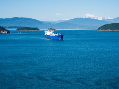Anacortes, WA, ABD - 28 Mayıs 2017: Petrol tankeri 
