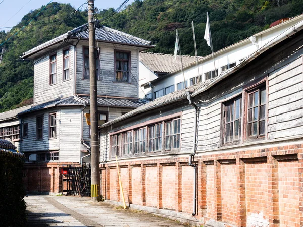 Traditional Japanese craftsman houses in the town of Arita, birthplace of Japanese porcelain - Saga prefecture, Japan