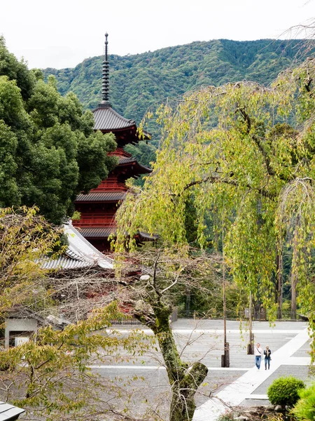 Minobu Japón Octubre 2017 Los Terrenos Minobusan Kuonji Templo Principal — Foto de Stock