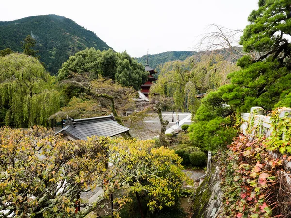 Los Terrenos Minobusan Kuonji Templo Principal Escuela Nichiren Prefectura Yamanashi — Foto de Stock