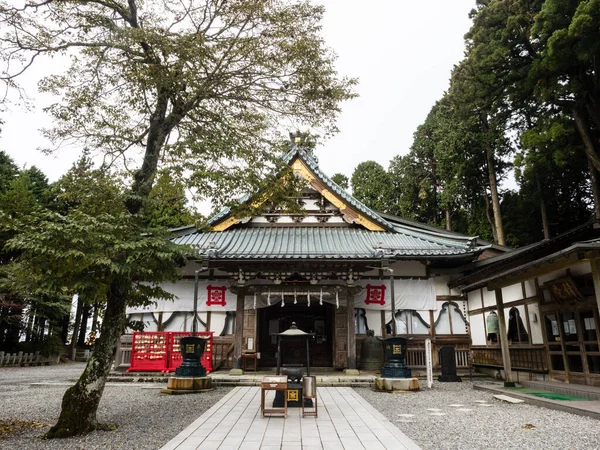 Minobu Japón Octubre 2017 Pabellón Madera Okunoin Shishinkaku Parte Minobusan — Foto de Stock