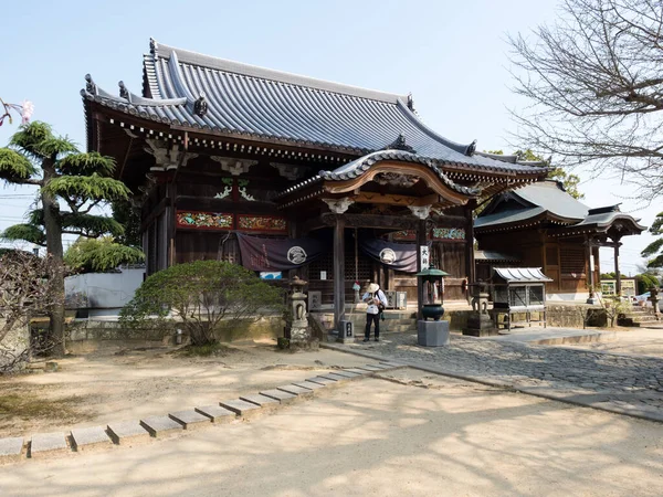 Tokushima Japão Abril 2018 Primavera Jizoji Templo Número Peregrinação Shikoku — Fotografia de Stock