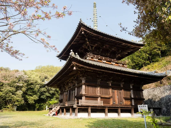 Tokushima Japón Abril 2018 Los Terrenos Kirihataji Templo Número Peregrinación — Foto de Stock