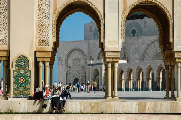 Casablanca, Fas 'taki 2. Hasan Camii Stok Fotoğraf
