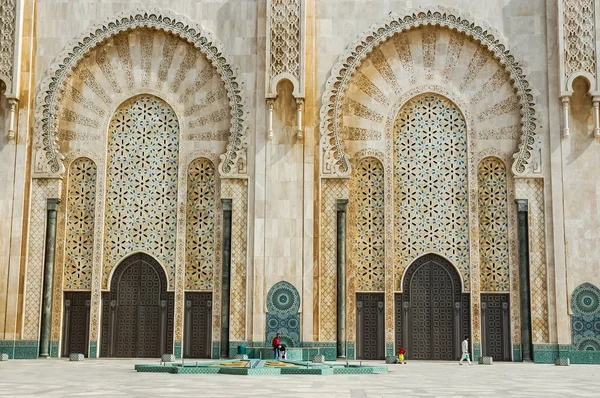 Mosquée Hassan II à Casablanca, Maroc Image En Vente