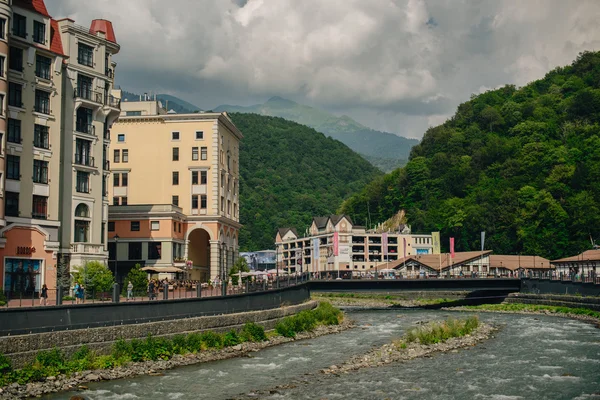 ROSA KHUTOR, RUSSIA - 02 AGOSTO 2016 — Foto Stock