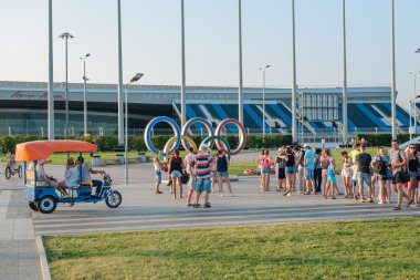 Soçi, Rusya - 1 Ağustos 2016. Sochi Park