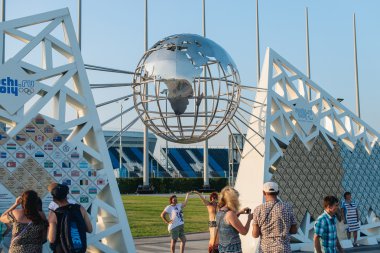 Soçi, Rusya - 1 Ağustos 2016. Sochi Park