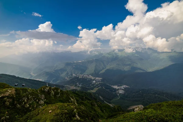 Caucasus Mountains in Rosa Khutor — Stock Photo, Image