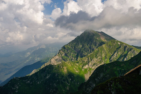 Caucasus Mountains in Rosa Khutor