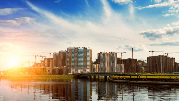 St Petersburg konut inşaatı.