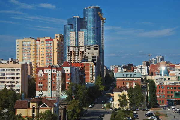 Самара, вид на город сверху — стоковое фото