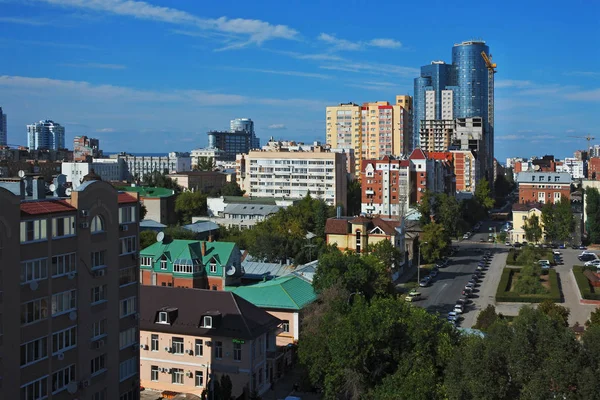 Самара, вид на город сверху — стоковое фото