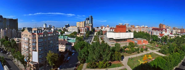 Самара, вид на город сверху — стоковое фото