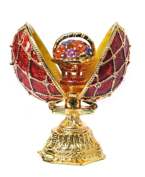 Copia Cofanetto Uovo Faberge — Foto Stock