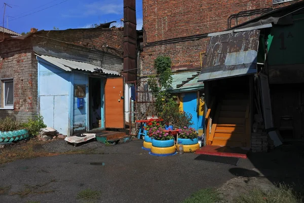 small courtyard in Samara