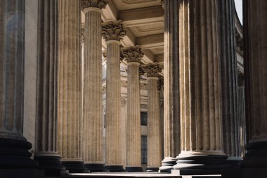 Colonnade of the Kazan Cathedral in Saint Petersburg, Russia clipart