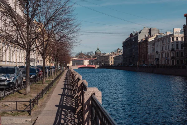 Saint Petersburg Russia March 2020 Saint Petersburg Coronavirus Pandemic Empty — Stock Photo, Image