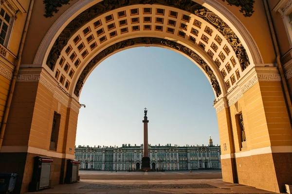 Arco Del Estado Mayor San Petersburgo Rusia — Foto de Stock