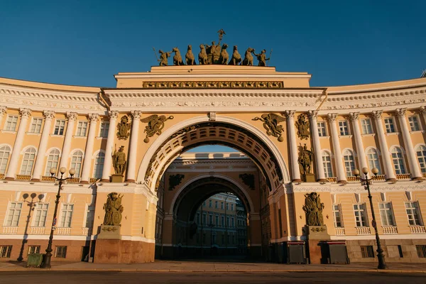 Arco Del Estado Mayor San Petersburgo Rusia — Foto de Stock