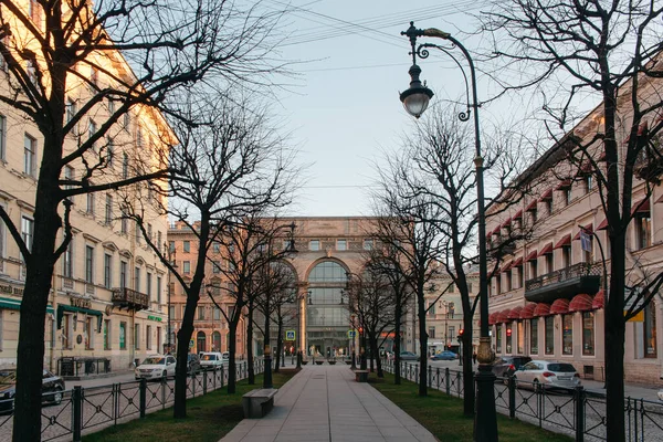 San Petersburg Rusia Abril 2020 Construcción Tienda Zara — Foto de Stock