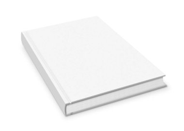 Beyaz arka plan üzerinde izole ciltli kitap 