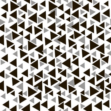 Üçgenler ile modern şık doku. Vektör soyut seamless modeli.