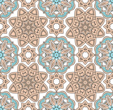 Çiçek etnik çiçekli süs döşenir. Çiçek duvar kağıdı. Dekoratif süsleme kumaş, tekstil, kağıt ambalaj için