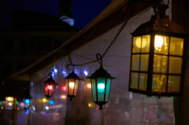 Noel ışık süslemeleri Pazar plaser İlçesi