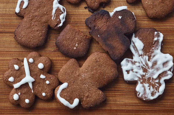 Hembakade pepparkakor — Stockfoto