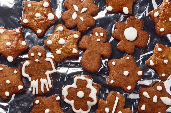 Homemade gingerbread cookies — Stock Photo, Image