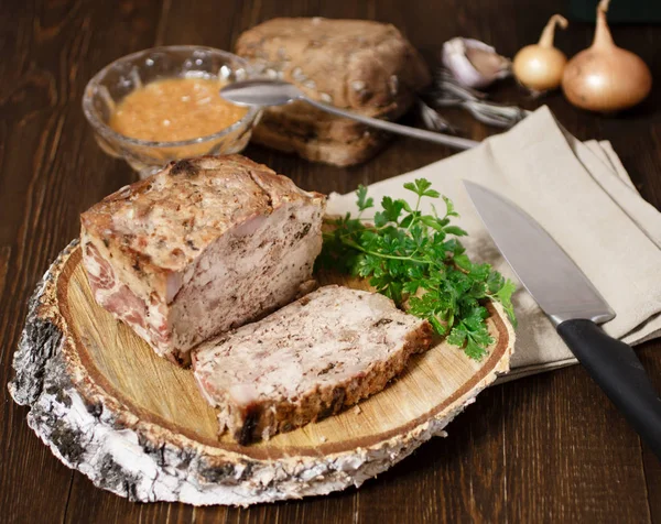 Terrine - Meat pate Stock Picture