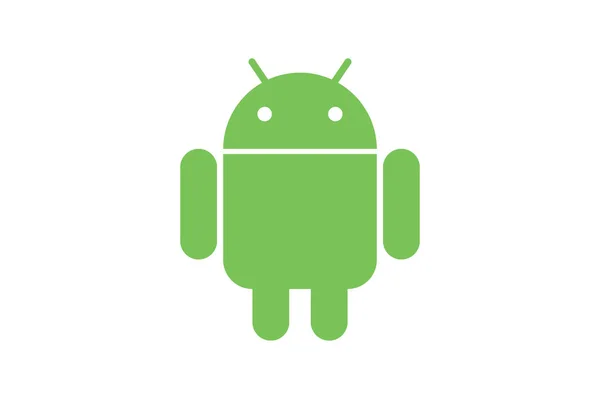 Android Logo Zelený Muž Royalty Free Stock Ilustrace