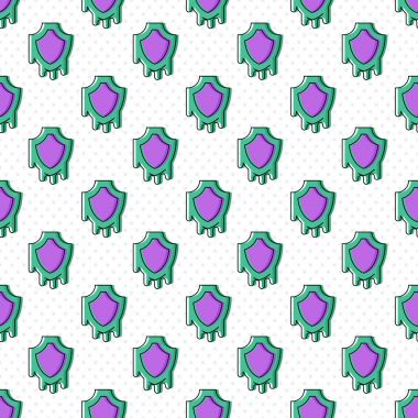 Kalkan seamless modeli erime. 