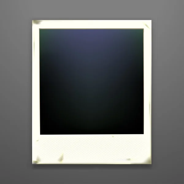 Empty photo card — Stock Vector