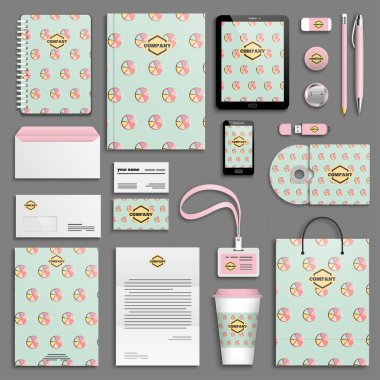 Kurumsal kimlik şablon seti