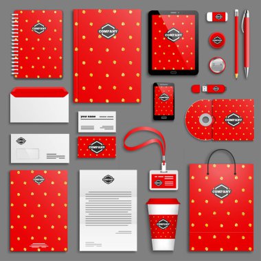 Kurumsal kimlik şablon seti