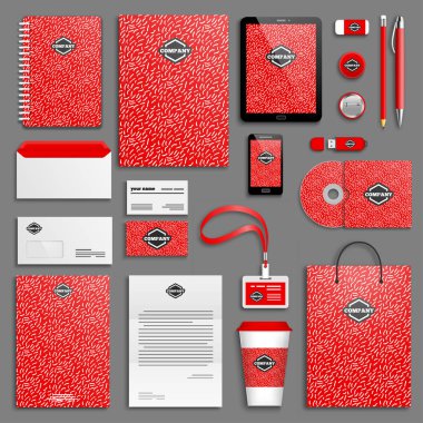 Kurumsal kimlik şablon seti