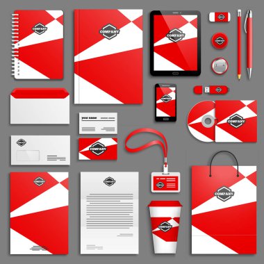 Kurumsal kimlik şablon seti