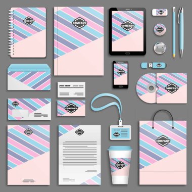 Kurumsal kimlik şablon seti