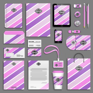 Kurumsal kimlik şablon seti