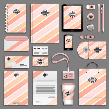 Kurumsal kimlik şablon seti