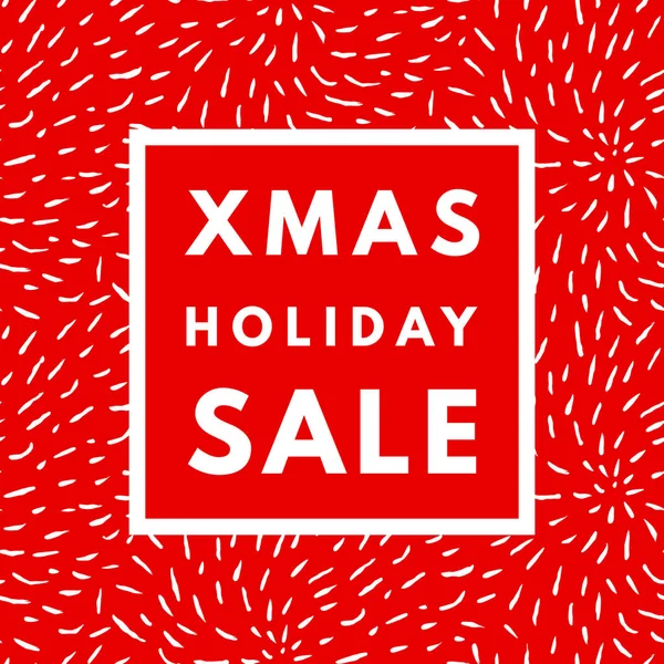 Christmas holiday shopping banner — Stock Vector